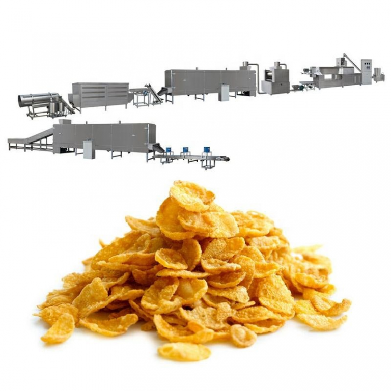 How do you make corn flakes industrially?